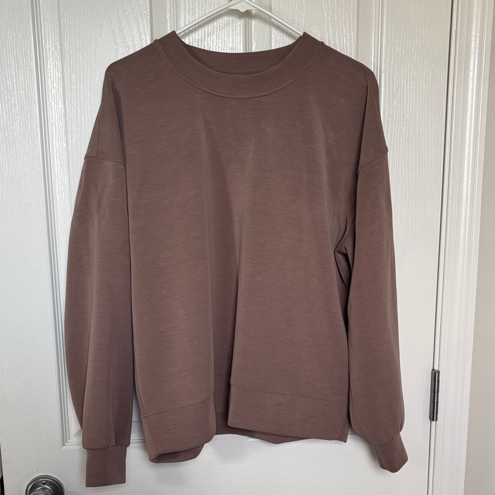 Lululemon Softstream Perfectly Oversized  Sweatshirt - Taupetastic
